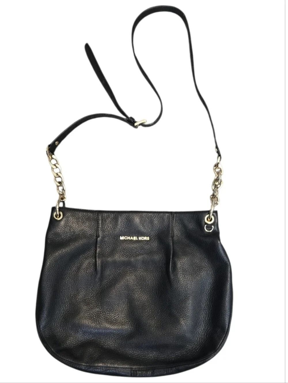 MICHAEL KORS Bedford Large Leather Convertable Hobo Bag